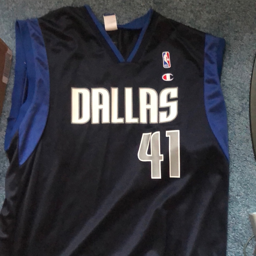 Champ Sports NBA Authentic Dallas Mavs Dirk Jersey